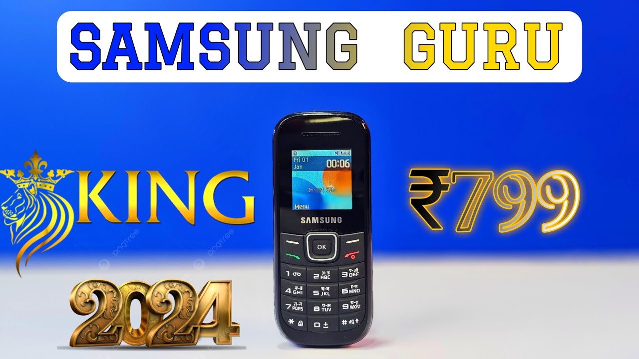 Exclusive First Look at samsung Guru 1200  Keypad phone 2024! Full Details