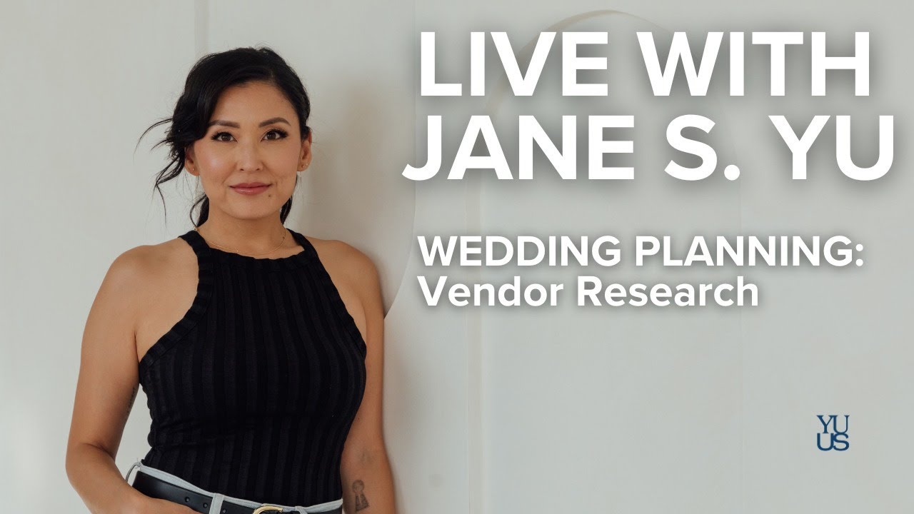 WEDDING VENDOR RESEARCH - AUG 27, 2025 | JANE S. YU