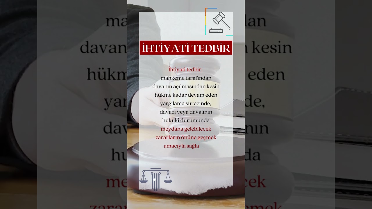 İhtiyati Tedbir #btbhukuk #s&ouml;zl&uuml;k #edebiyat #avukat #hukuk