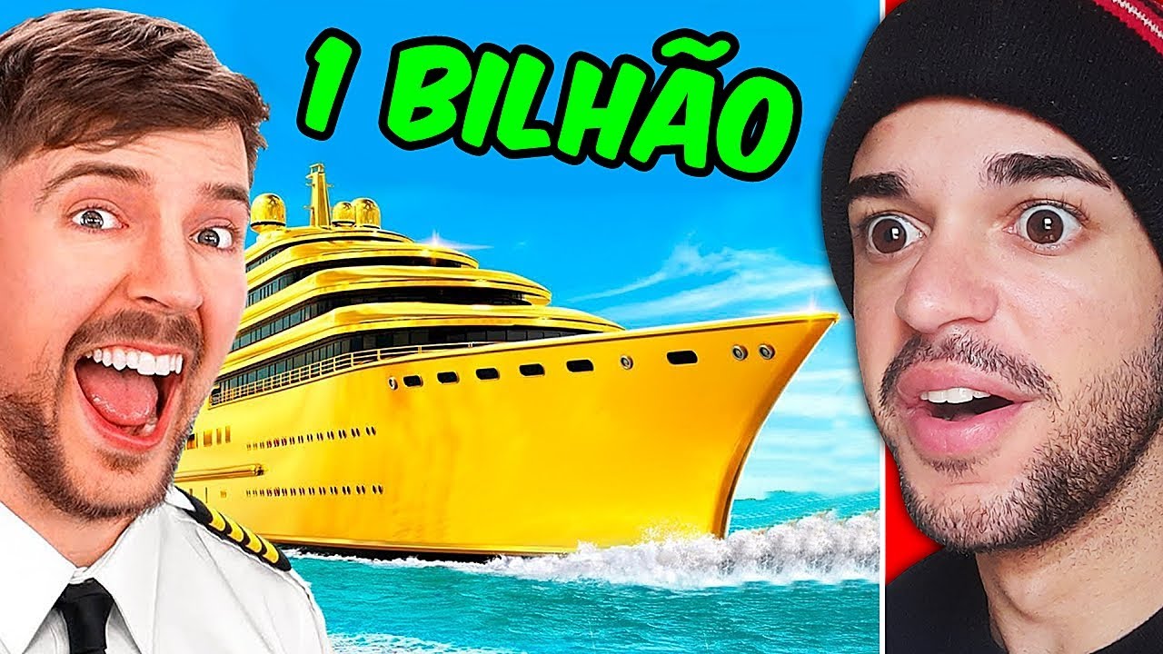 Iate de $1 VS de $1,000,000,000! | Reagindo a MrBeast