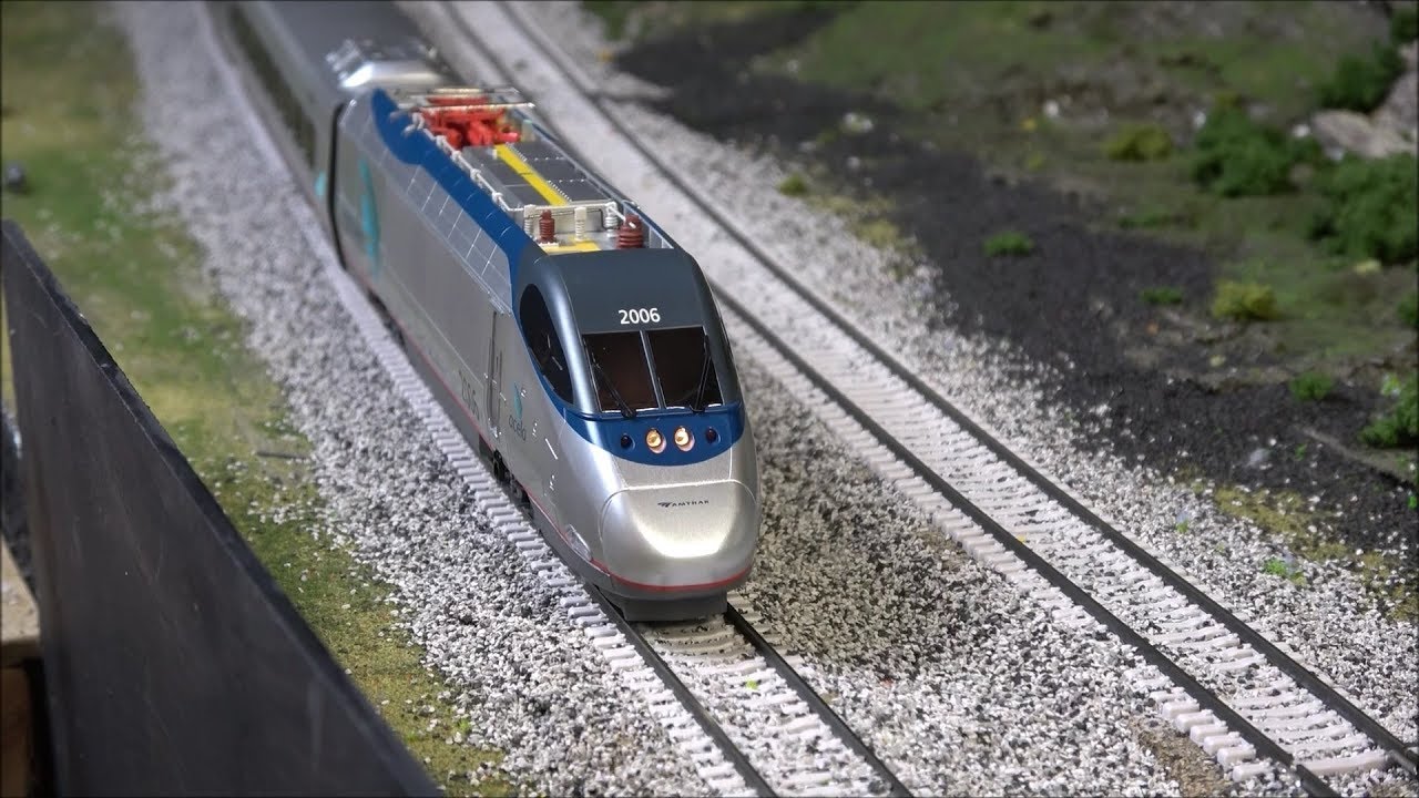 Обзор: Новый набор Bachmann Amtrak Acela с цифровым управлением (DCC) в масштабе HO!