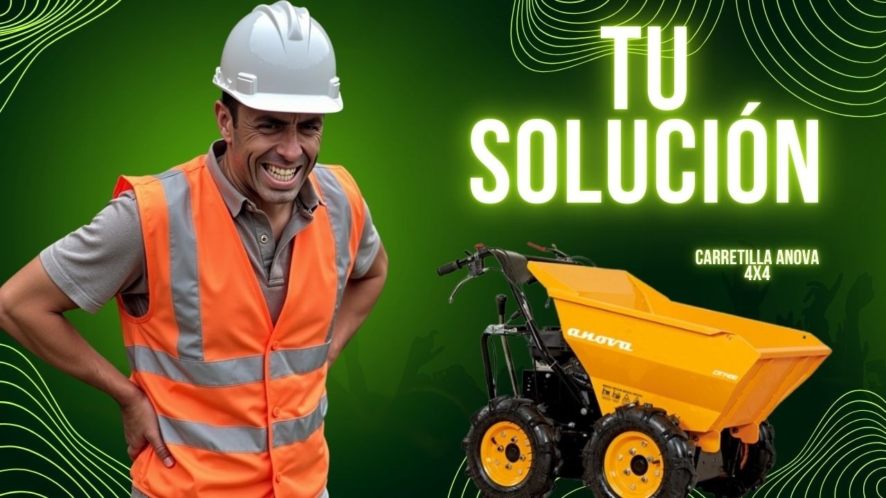 ¡Domina Cualquier Terreno! Conoce la Carretilla Motorizada Anova 4x4 💪