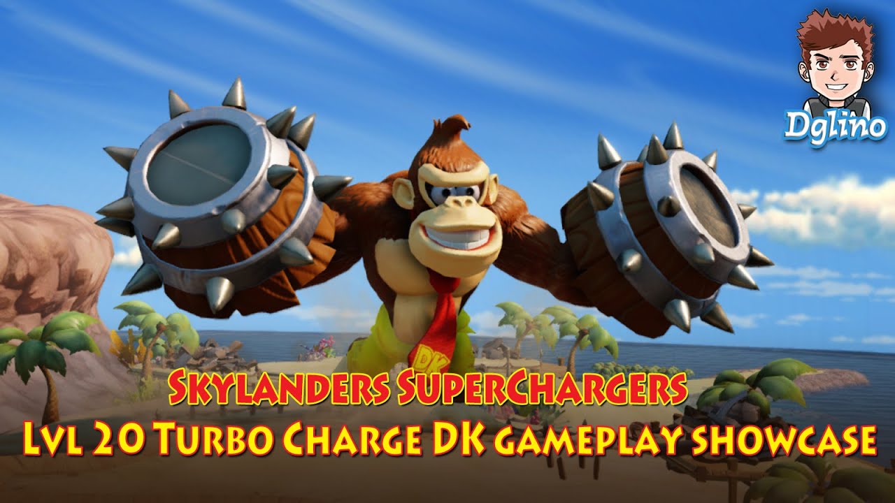 Skylanders Superchargers | Level 20 TurboCharge DonkeyKong Gameplay (Character Showcase)