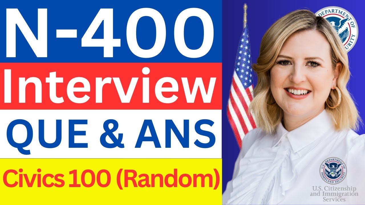 Practice US Citizenship Interview 2023 | N-400 Naturalization Test Civics Q & A | 2023 [2008 Ver]