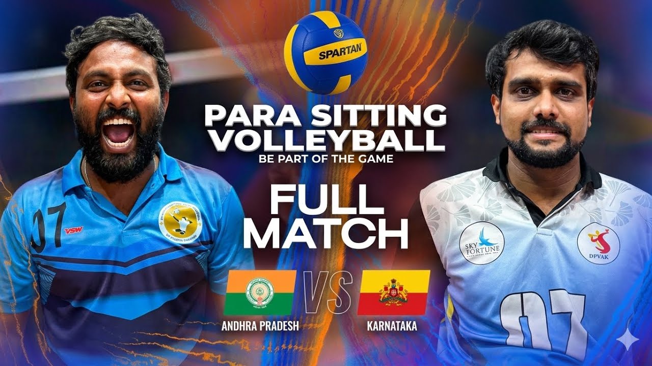 Andhra Pradesh vs Karnataka Final Match 🔥 Para Senior National Sitting Volleyball