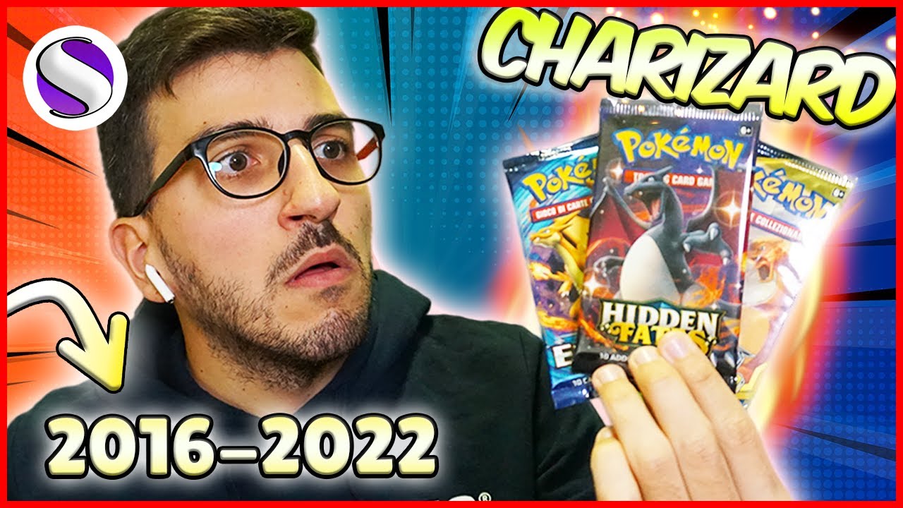 APRO TUTTE le BUSTINE con CHARIZARD - CARTE POKEMON (2016–2022)