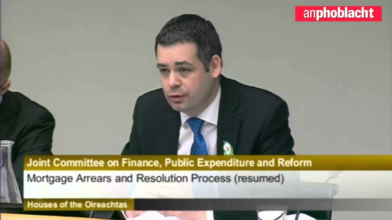 Pearse Doherty grills Bank of Ireland CEO Richie Boucher