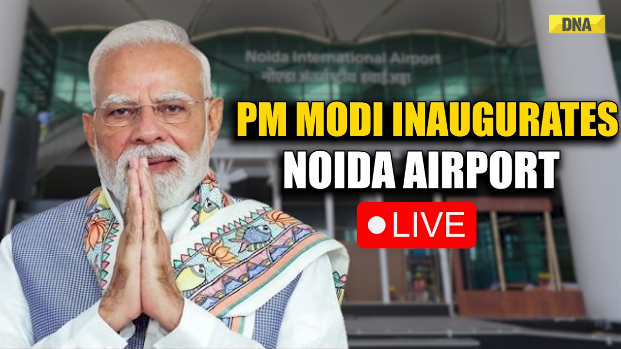 PM Modi Live: PM Modi Inaugurates Noida International Airport Phase 1 | CM Yogi | Jewar Airport