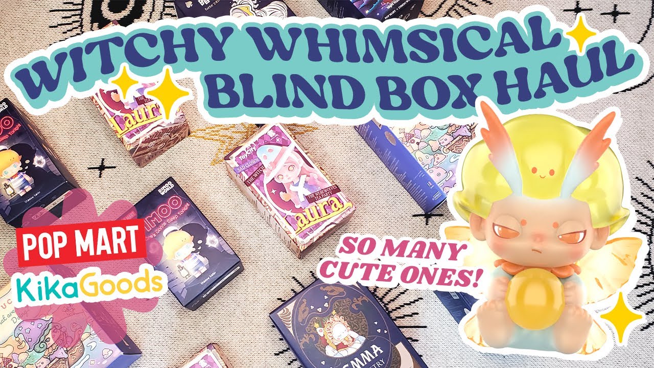 SPOOKY, WHIMSICAL BLIND BOX HAUL!! Pop Mart & KikaGoods | Dimoo, Laura, Pucky, & MORE!!