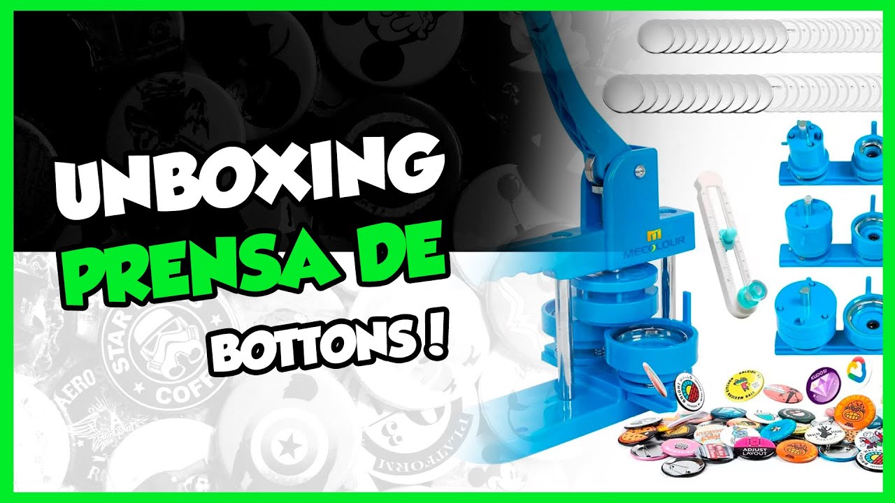 PRENSA DE BOTTONS MECOLOUR (IMPORTADA - 3 MATRIZES) - KAIZEN FOTO PRODUTOS