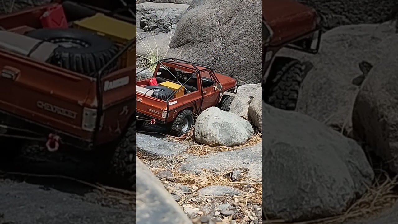 blazer K5 Frankenstein, body rc4wd, chasiss axial 3 : 