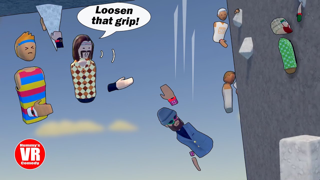 Demotivational Rock Climbing (with Hummy's VR Discord)