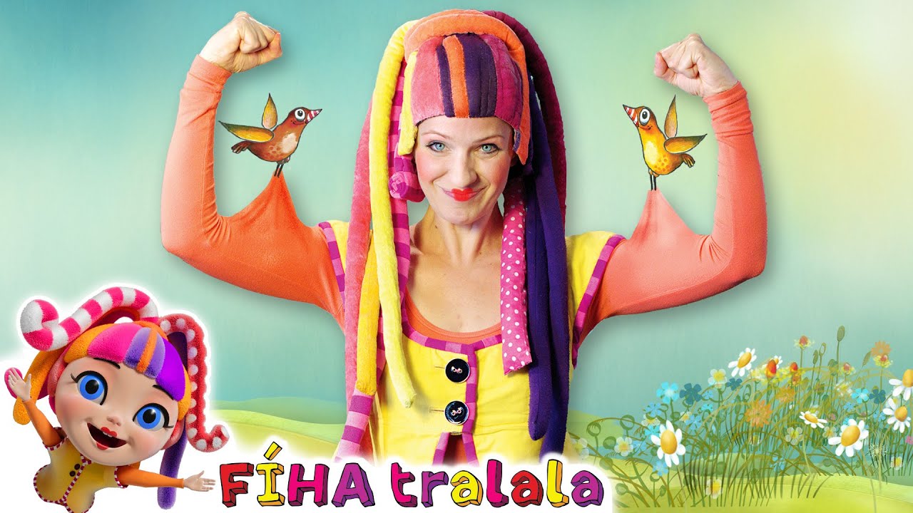 FÍHA tralala - CVIČÍME OD MALA 🤸‍♀️🍎🎶  Celý film pre deti po slovensky najlepšie detské pesničky