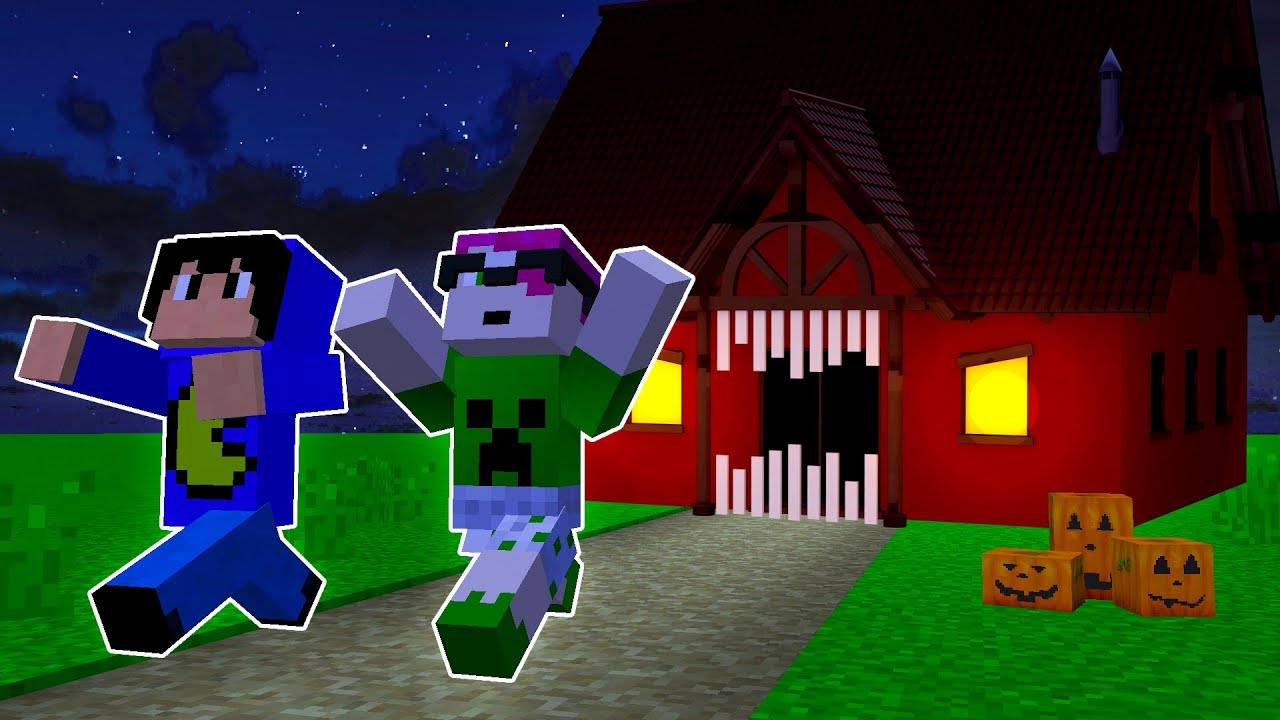Minecraft: CASA MONSTRO DO TAZERCRAFT! (Pac e Mike)