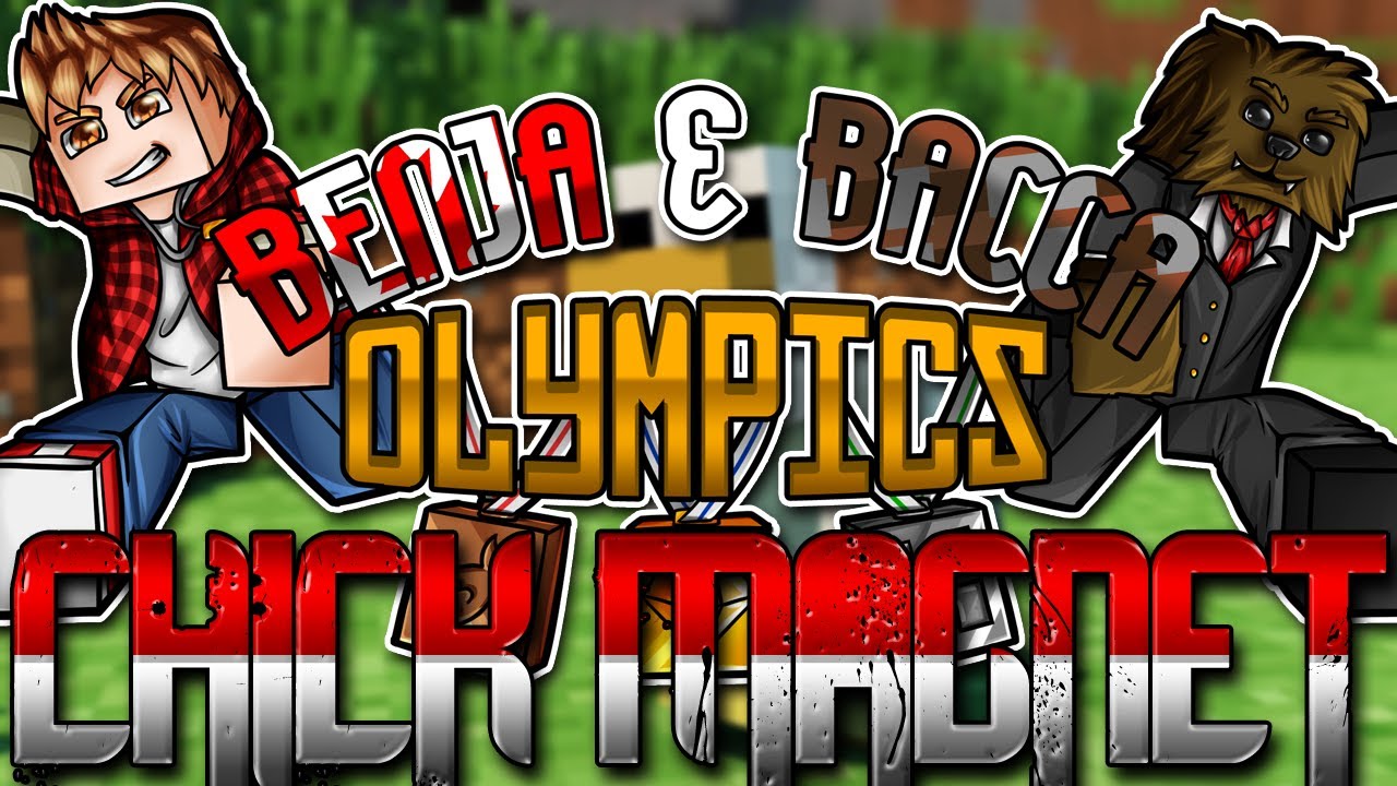 Minecraft Benja and Bacca Olympics: Chick Magnet (Challenge #9) | JeromeASF