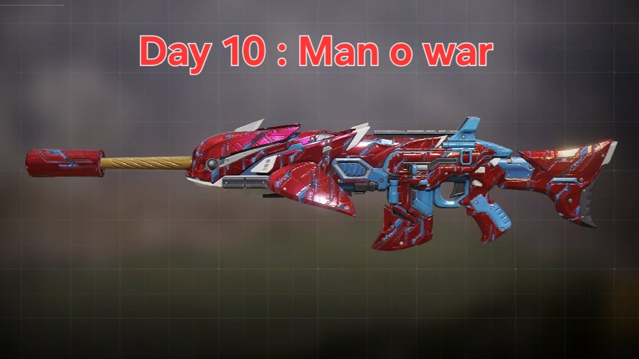 Using every gun in Codm Day 10 : MAN O WAR 