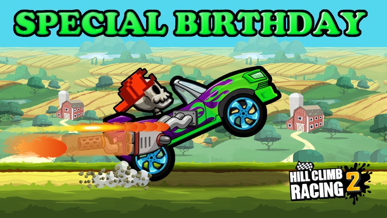 18 WORLD RECORD with SPORTS CAR !! Video Special BIRTHDAY - Hill Climb Racing 2
