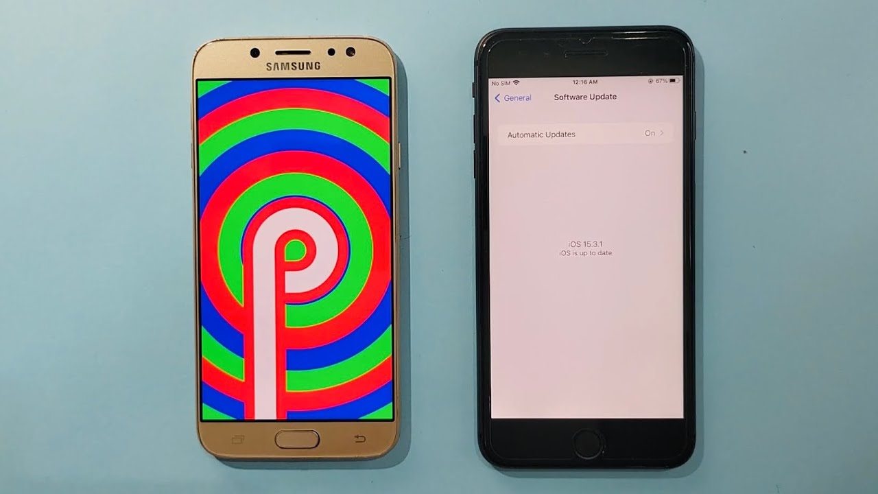 Samsung Galaxy J7 2017 vs iPhone 8 Plus