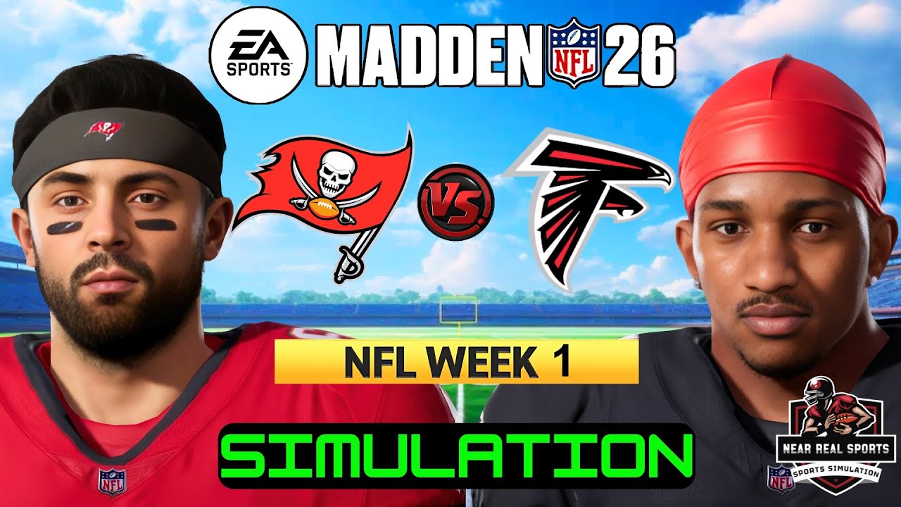 BUCCANEERS vs FALCONS | NFL WEEK 1 | MADDEN 26 PREDICTIONS