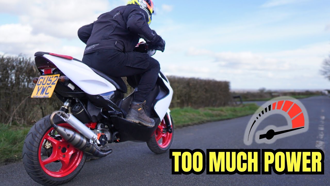 FIRST RIDE ON UK'S FASTEST STREET LEGAL MOPED WENT WRONG!