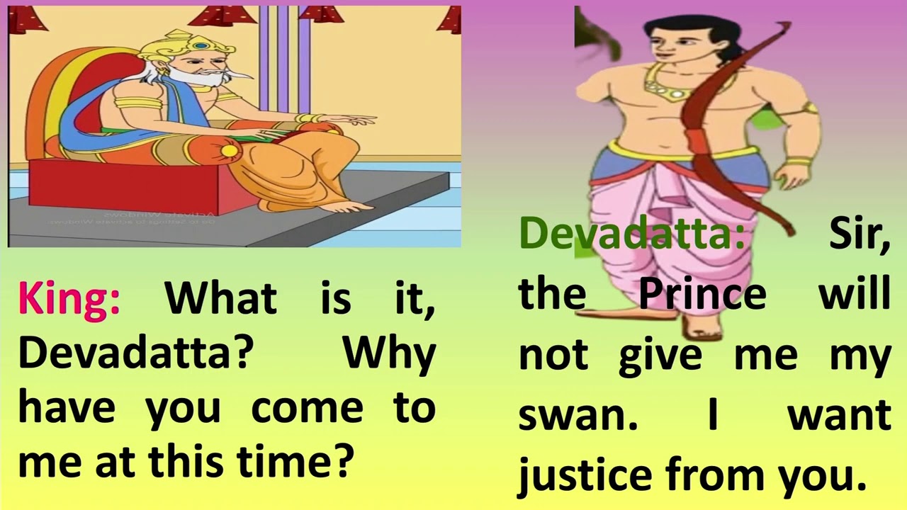Samveda - 8th - English Second Language - Swan and the Princess (Part 1 of 2) - Day 53