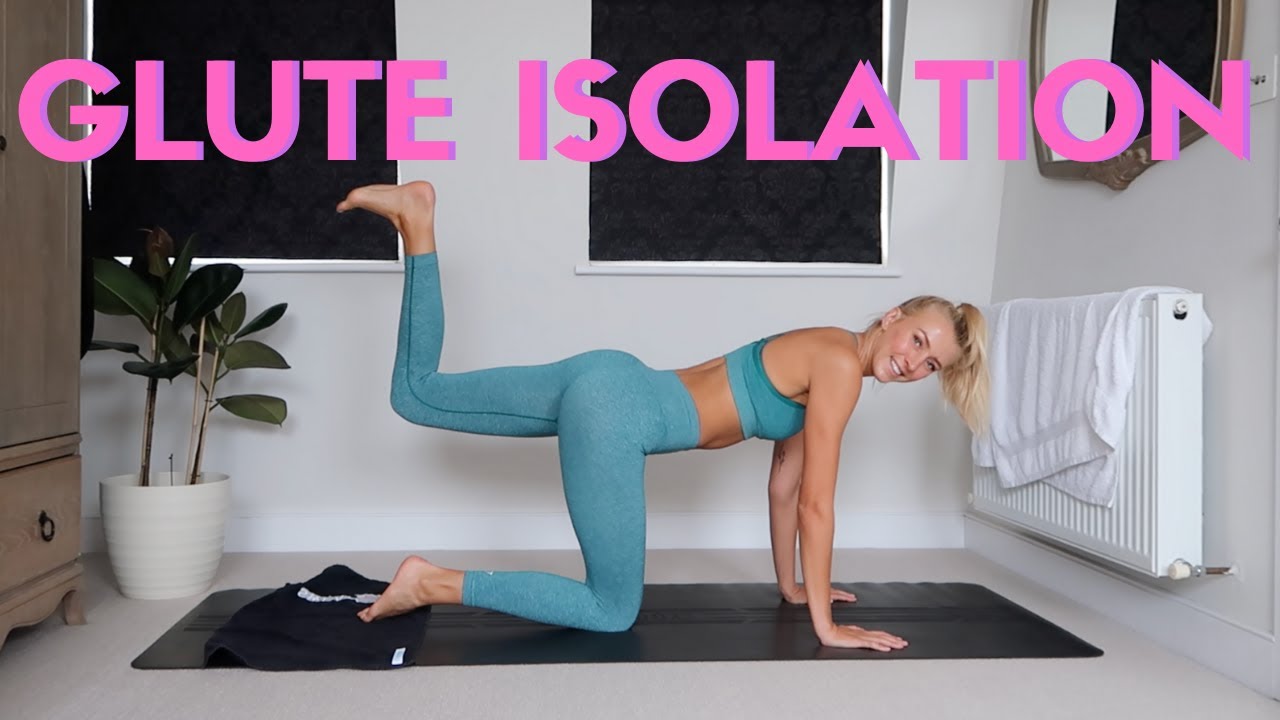 15 Minute Glute Isolation Workout // No Equipment Booty, Glutes & Hamstrings!