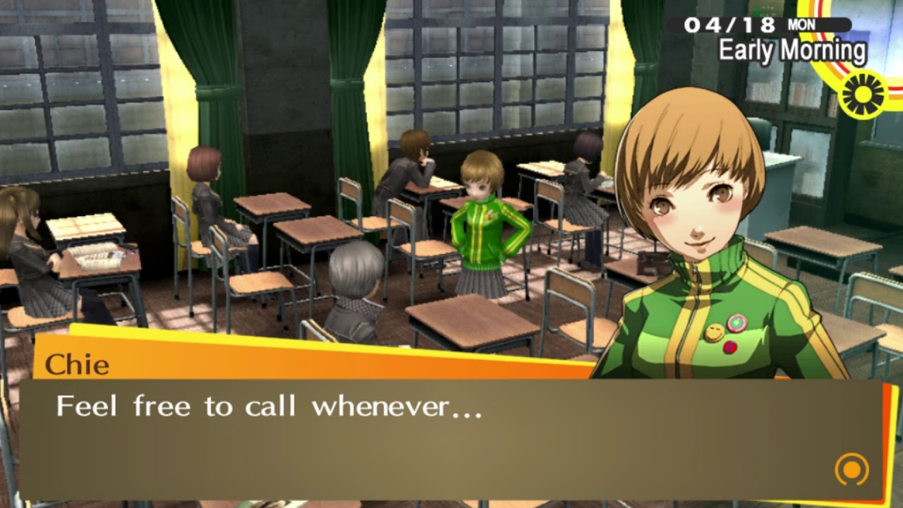 Persona 4 Golden: Прямой вопрос Чие и Юкико