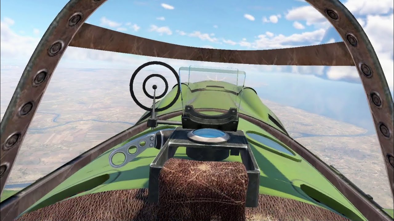 Бой на И-16 тип 28 в VR шлеме в War Thunder. СБ режим.