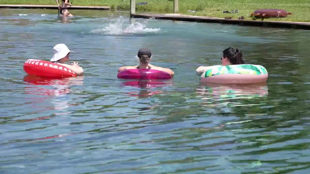 Gigantic Warm Spring popular spot for Lewistown locals on hot summer days