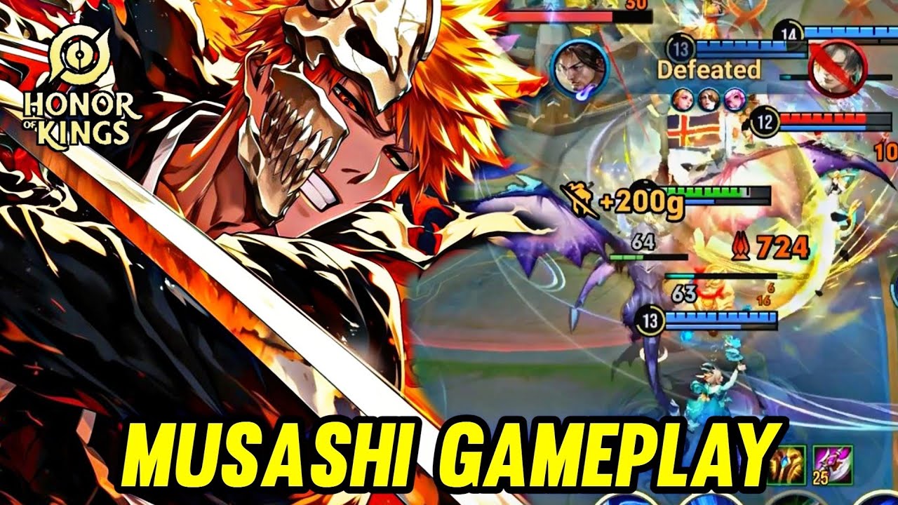 HOK : MUSASHI GAMEPLAY | BUILD TANK - HONOR OF KINGS