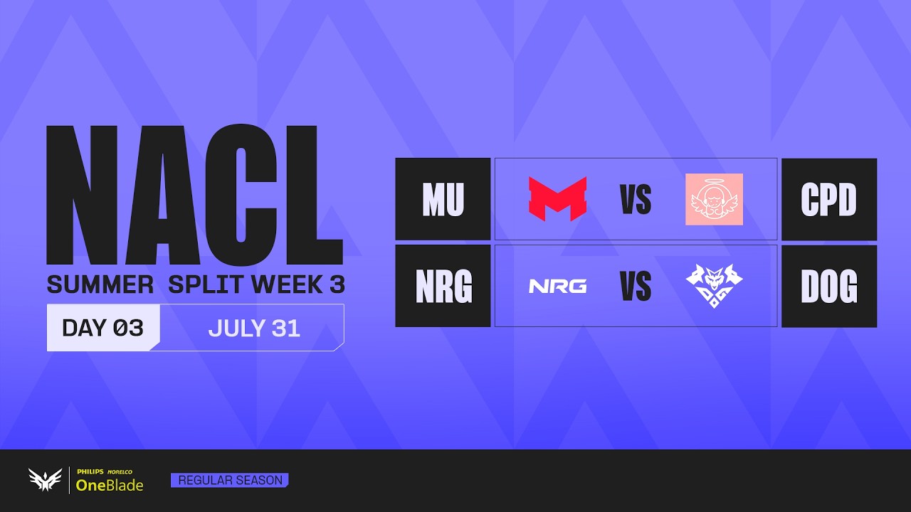 MU vs CPD | NRG vs DOG | Summer Split | Regular Season | W3 D3 | Bo3