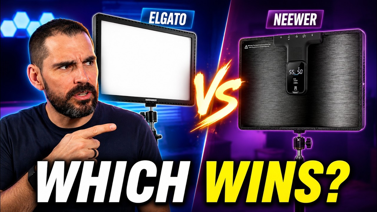 Elgato Key Light против Neewer GL1 PRO &mdash; стоит ли переплачивать за Elgato? ✅