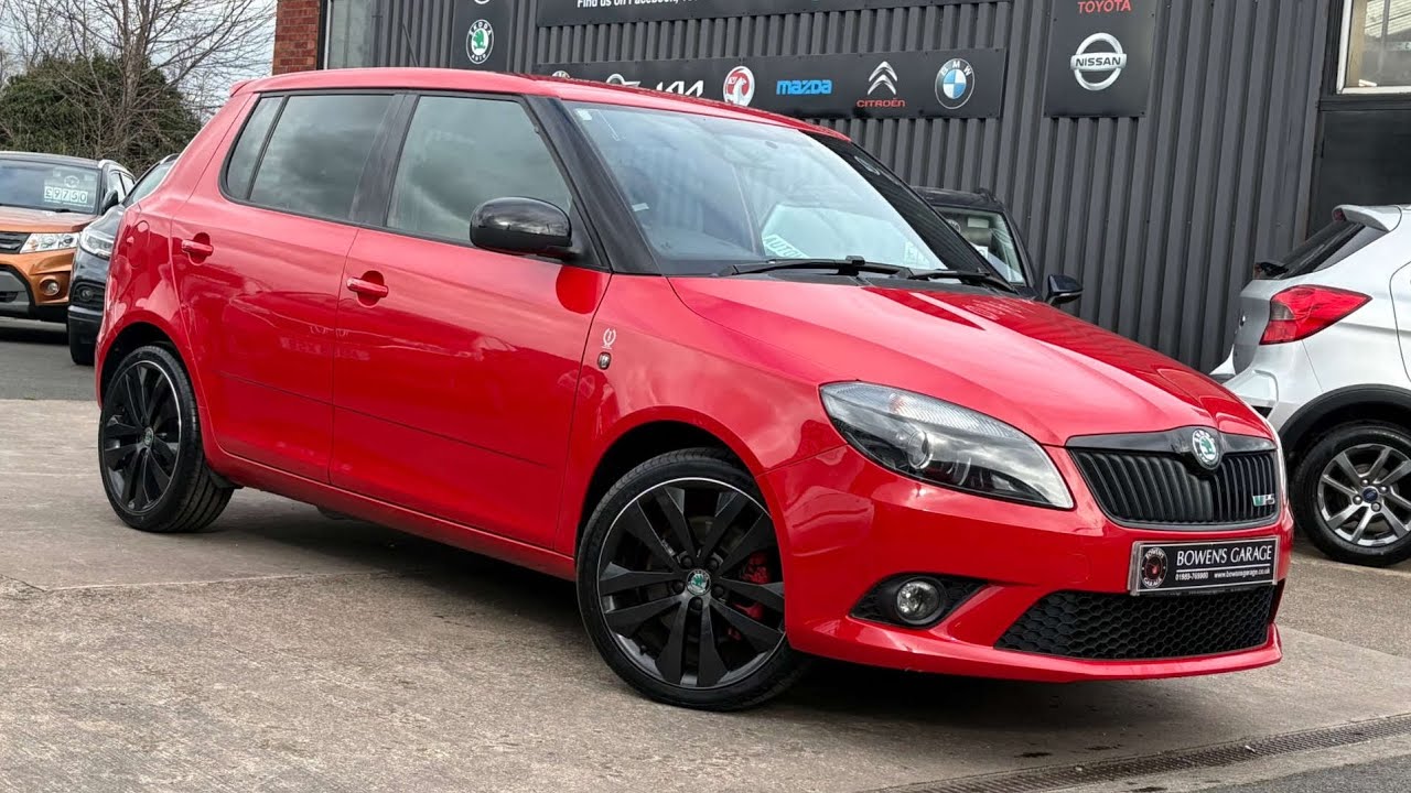 2011 (61) Skoda Fabia VRS 1.4 TSi Auto 5Dr, цвет Corrida Red. Пробег 39 тыс. миль. 5 ТО. Навигаци...