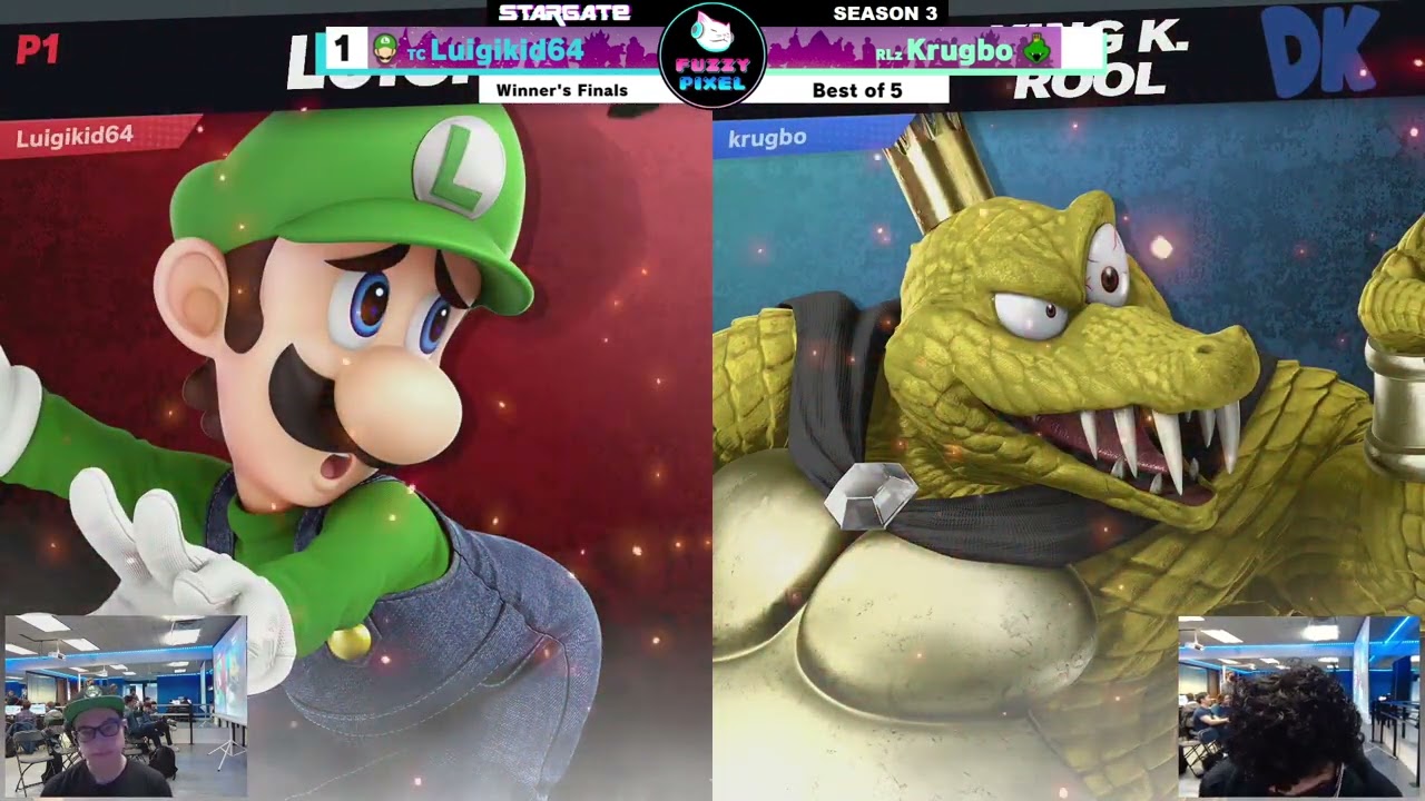 Luigikid64 (Luigi) vs Krugbo (King K. Rool) -  Losers Round 2  - Stargate #35