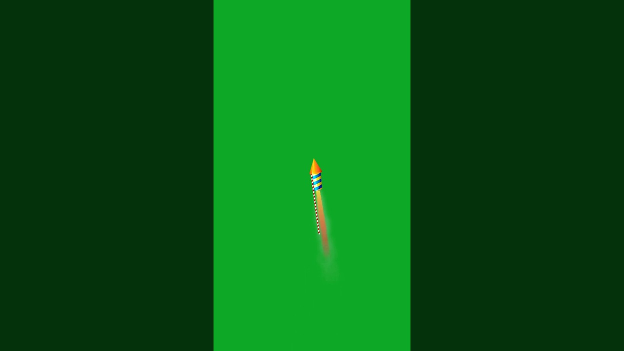 Deepavali Rocket in Green Screen | For video Editing ||Creative Designs YT||