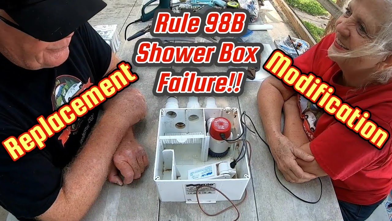 Rule 98B Shower Box Failure In Our Cargo Trailer Conversion/Replacement/Modification