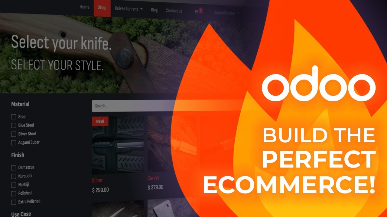 Odoo eCommerce - Launch your online store like a rocket! 🚀