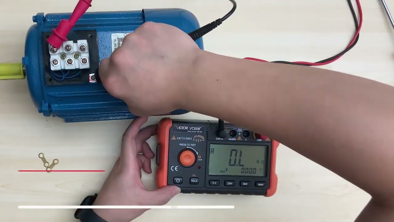 VC60B+ 250V/500V/1000V Digital Insulation Resistance Tester Digital Megohmmeter Insulation Tester