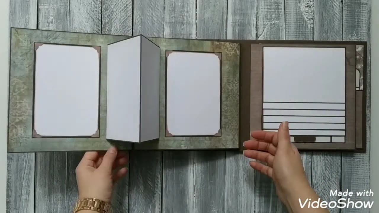 Simple and Beauty Family Album | Interactive Scrapbook Mini Album | 8x8