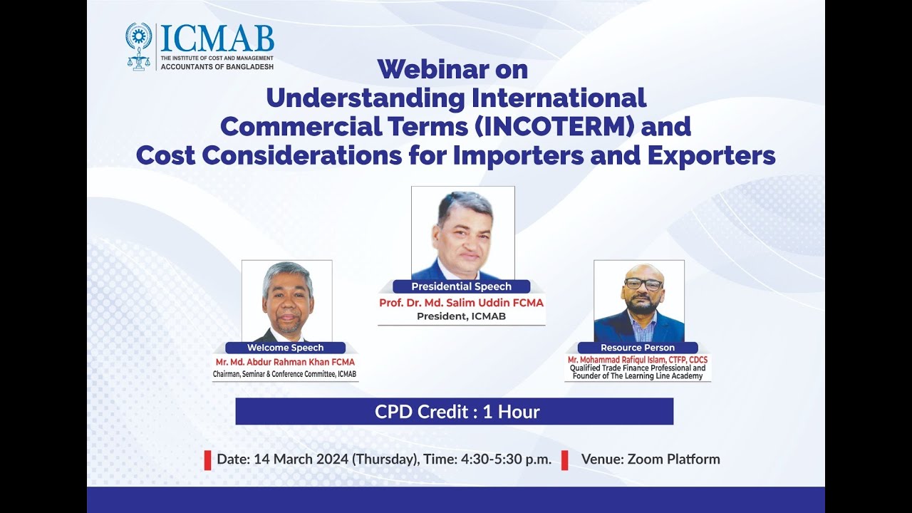 INCOTERMs for decision-making by business executives.