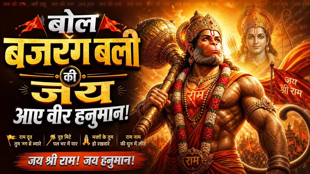 👉 जैसे ही गूँजा राम नाम 🙏 संकट हुए दूर | हनुमान भजन । संकटमोचन बजरंगबली #ram #hanuman 