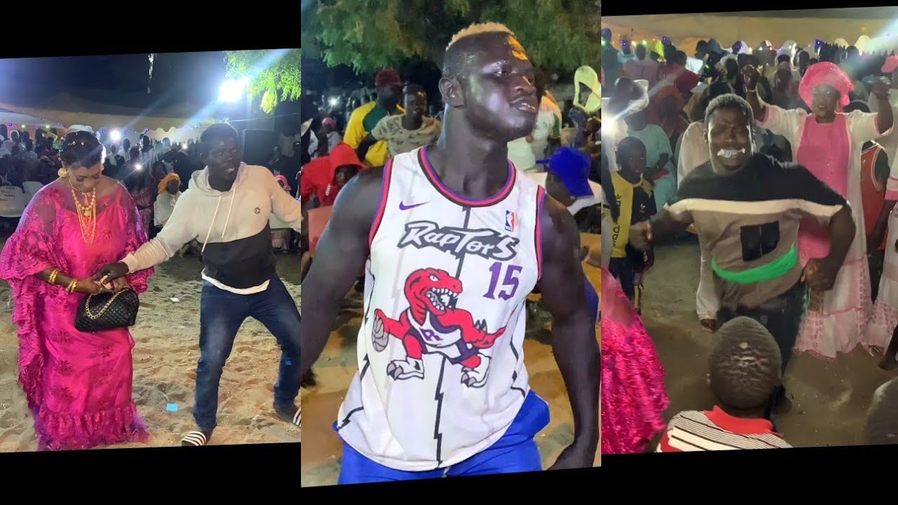 NDIOL SANA, KARIM, MBINE NDIOL, ELHADJ NDIAYE et NGAM devant NDEYE FATOU à JOAL FADIOUTH
