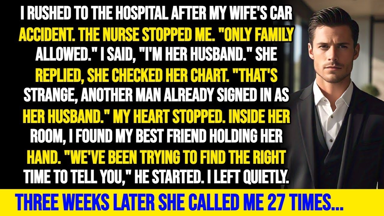 My Wife Was in a Crash, I Rushed to the ER—Only to Find My Best Friend Listed as Her Husband