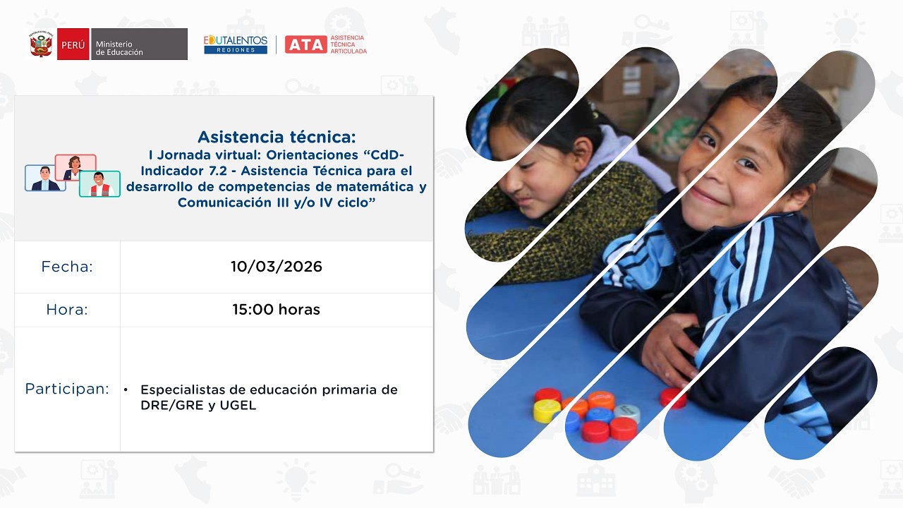 CdD-Indicador 7.2 -  desarrollo de competencias de matemática y Comunicación III y/o IV ciclo