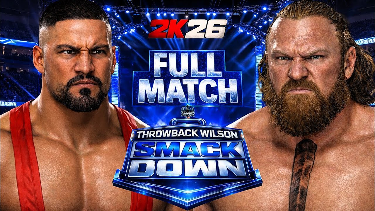 Brock Lesnar vs Bron Breakker Full Match WWE Smackdown 2K26 - The Beast Incarnate vs The Vision 
