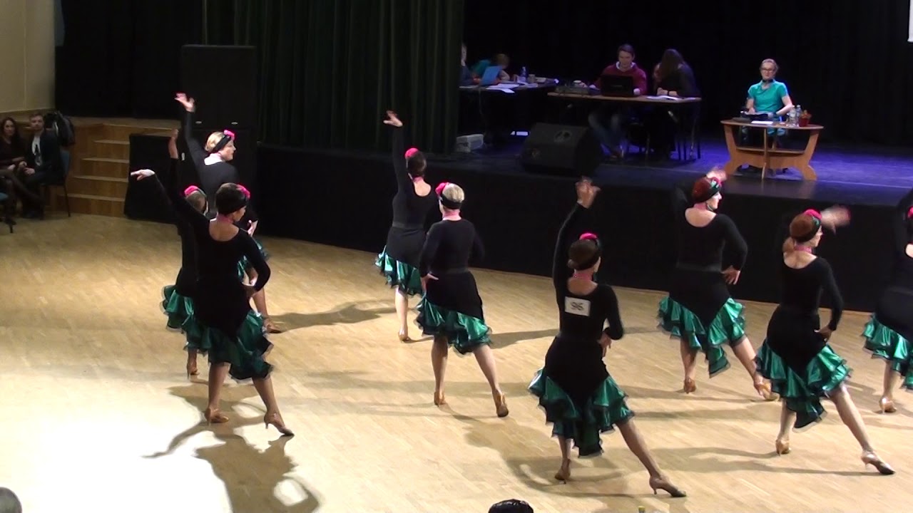 LINEDANCE LT VILNIAUS TAURĖ 2017 Solo Latino Senior Team 