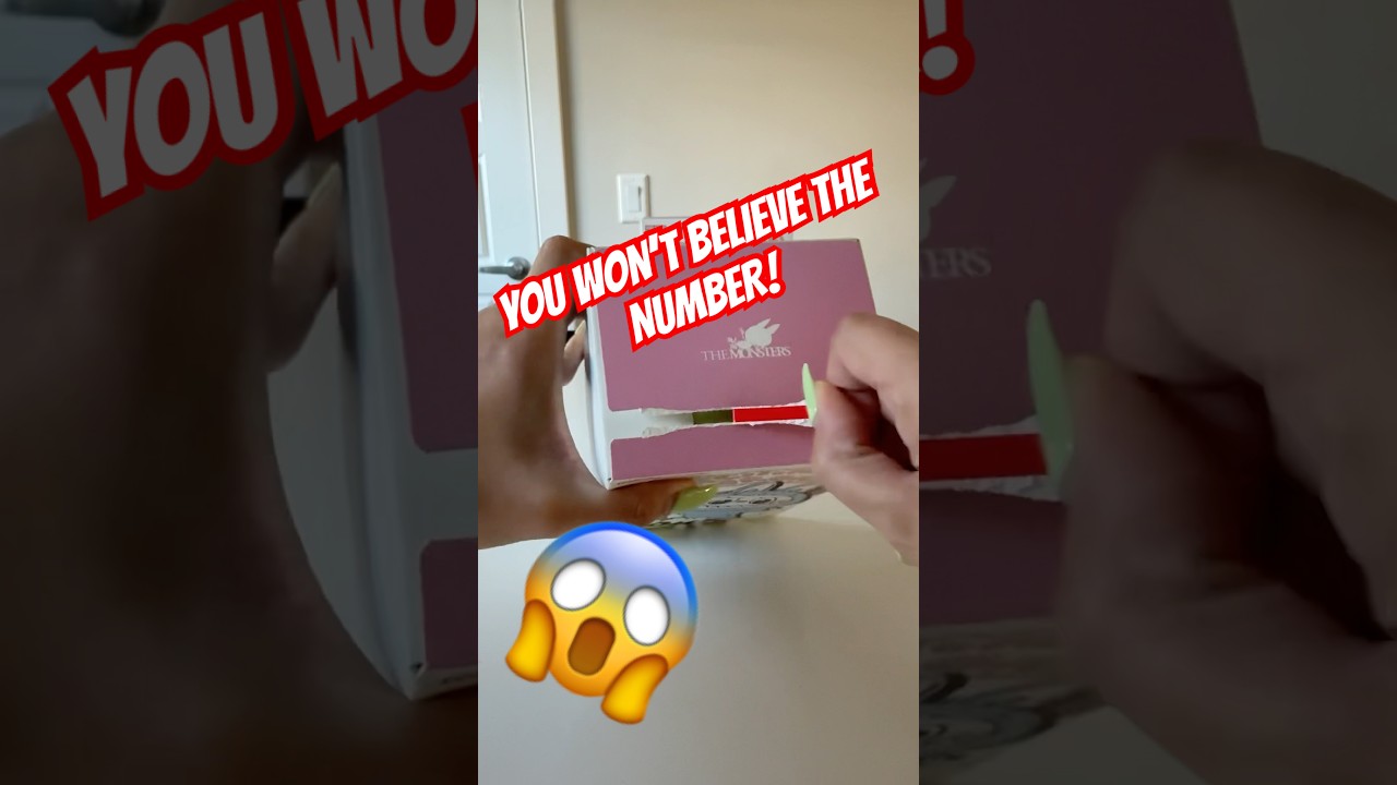 How MANY Blind Boxes Did I Open to FINALLY Get the Secret Labubu?! 😱 #Labubu #Asmr