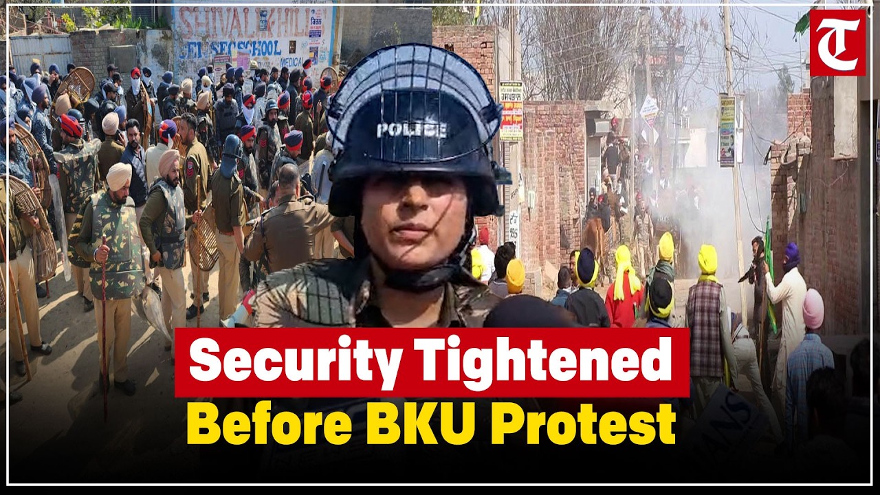 SSP Jyoti Yadav boosts security ahead of BKU protest over Jeond violence.