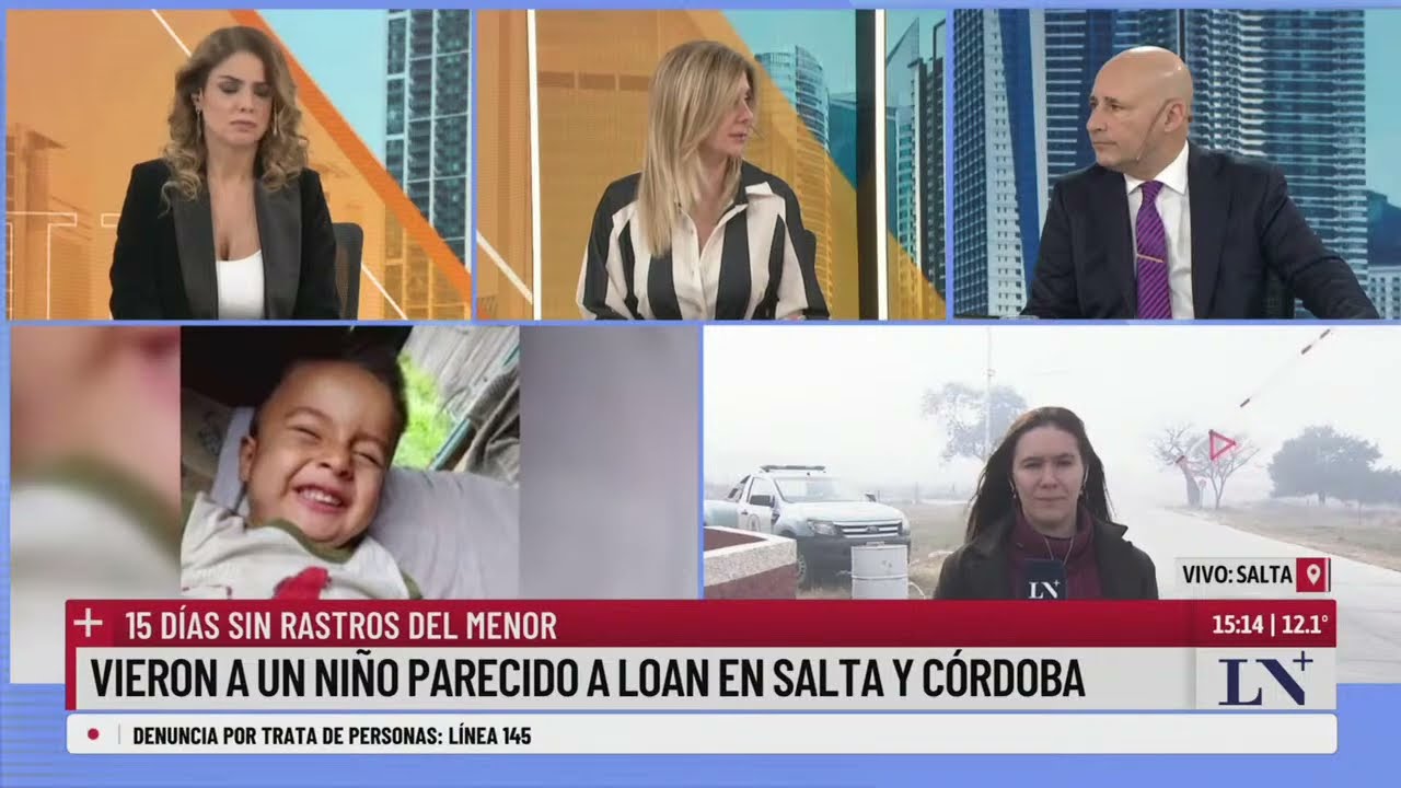 A 15 días de la desaparición, investigan si Loan está en Córdoba tras una denuncia