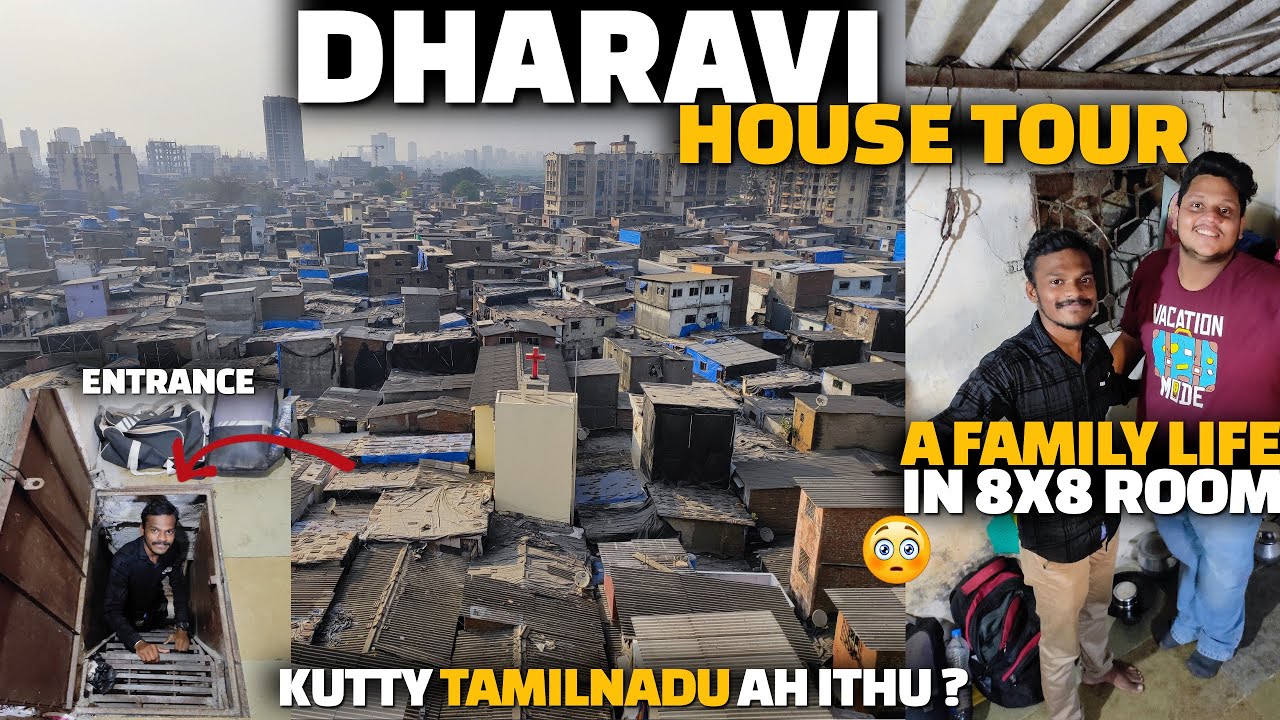 Dharavi House tour | A family life in 8X8 room | Dharavi Tamil area tour | Transit bites
